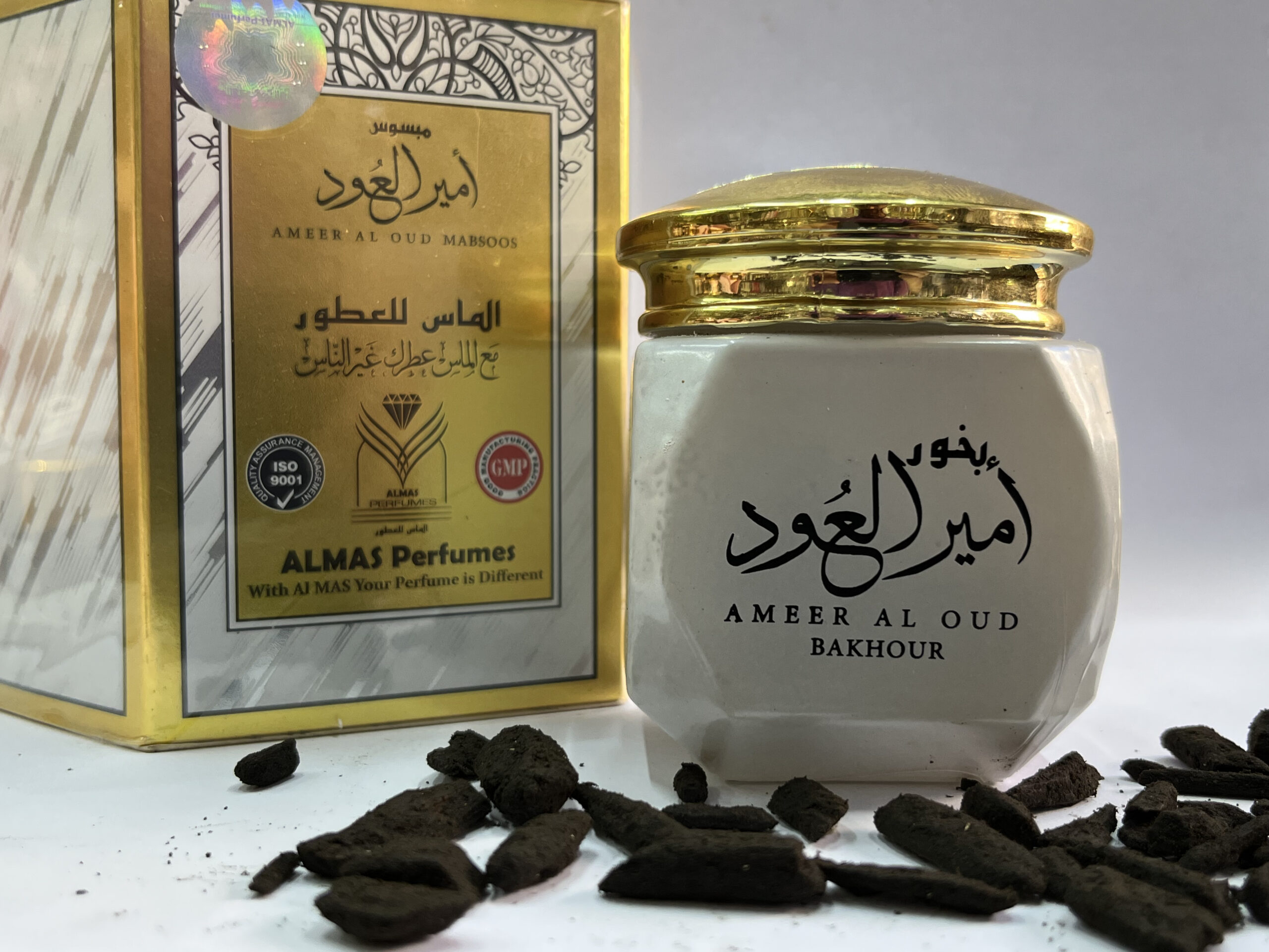 بخور أمير العود الأصلي (Ameer Al Oud) - عود فاخر وثبات لا يُقاوم Encens Ameer Al Oud Authentic - Oud de Luxe et Tenue Exceptionnelle (BOKHOOR) – Image 3