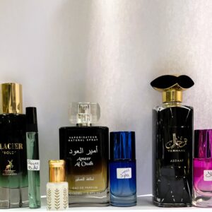 باك "النخوة" الفاخر: تشكيلة 3 عطور إماراتية أصلية + مسك الطهارة (هدية)